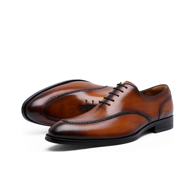 Desai Desai Dress Shoes Men's Brown-2