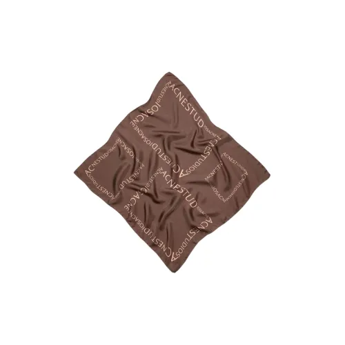 Acne Studios Silk Scarves Women's Brown