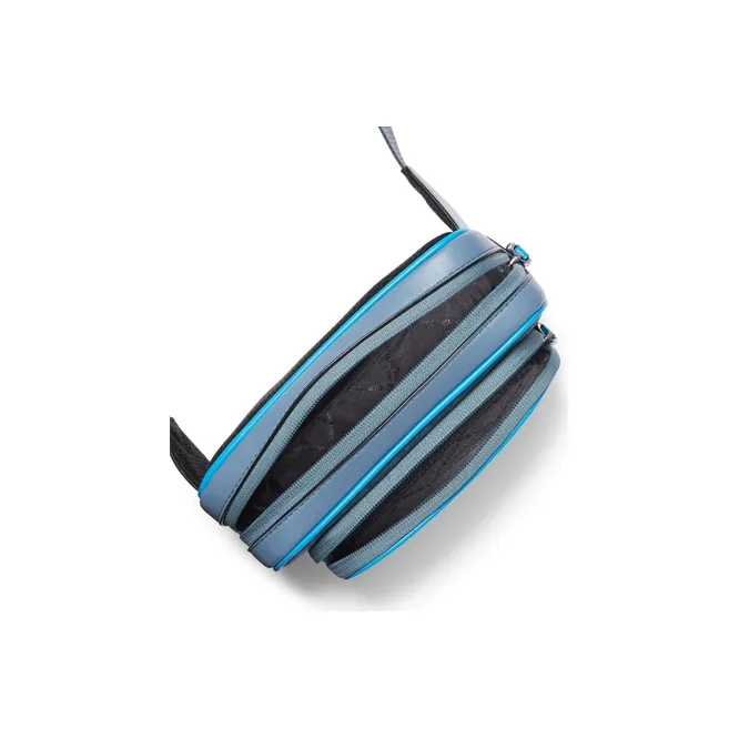 MICHAEL KORS MK Cooper Fabric Artificial Leather Fanny Pack Large Size Men's Denim Blue-1