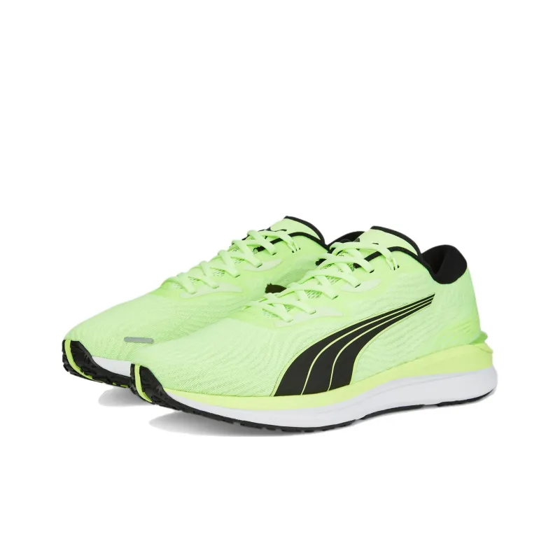 PUMA Electrify Nitro 2 Anti Slip Wear Resistant Low Top Casual Running Shoes Men's Green Black-2