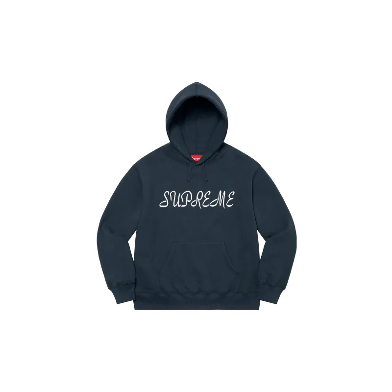 Supreme Script Hooded Sweatshirt-8