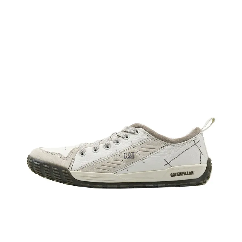 CAT Anti Slip Wear Resistant Low Top Outdoor Shoes Men's White-0