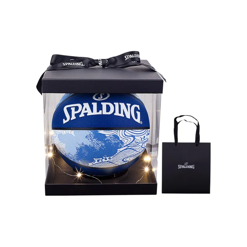 SPALDING Nature Series PU Basketball Blue Size 7 Training Unisex-1