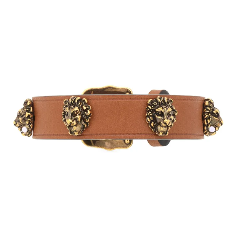 GUCCI Leather Wristbands Unisex-2