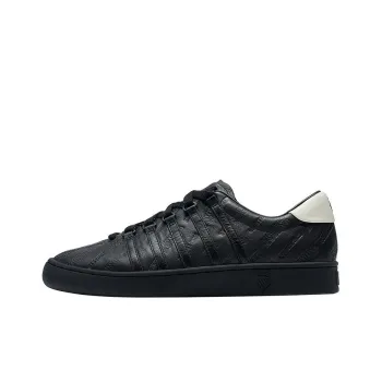 KSWISS Classic Anti Slip Wear Resistant Low Top Skateboard Shoes Charcoal Black