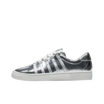 KSWISS Classic 66 Anti Slip Wear Resistant Low Top Skateboard Shoes Silver