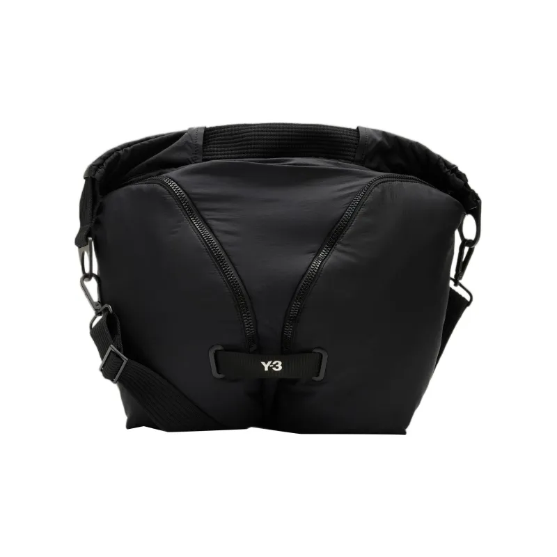 Y 3 Recycled Nylon Handbag Shoulder Bag Crossbody Bag Regular Unisex Black-0