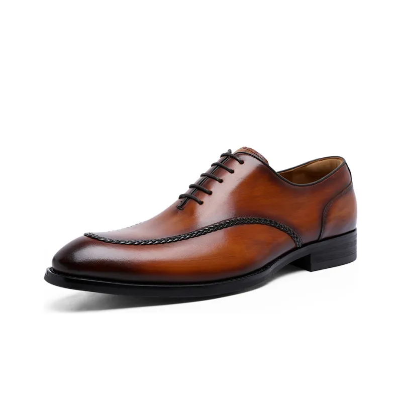 Desai Desai Dress Shoes Men's Brown-1