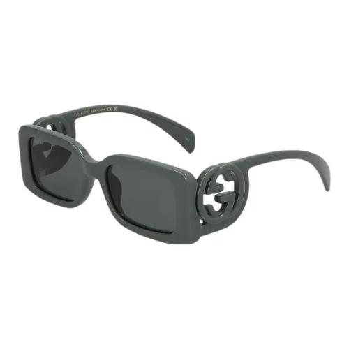 GUCCI Sunglasses Women's Gray Green