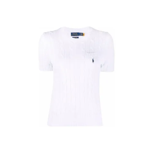 Polo Ralph Lauren Crop Tops Women's White