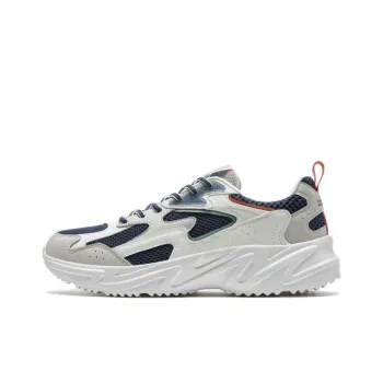 XTEP Ruyi Anti Slip Wear Resistant Low Top Sports Casual Shoes Gray Blue