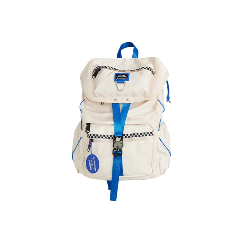 LOLA DESIGN Canvas Backpack Backpack Medium Size Unisex Khaki-2