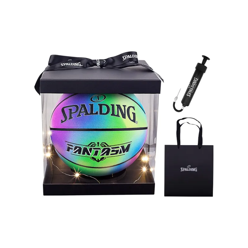 SPALDING Spirit Series PU Basketball Purple Blue Green Size 7 Training Unisex-4