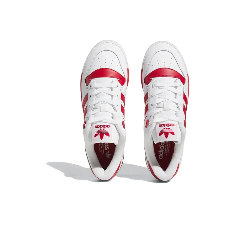 Adidas Rivalry Low 'White Power Red'-4