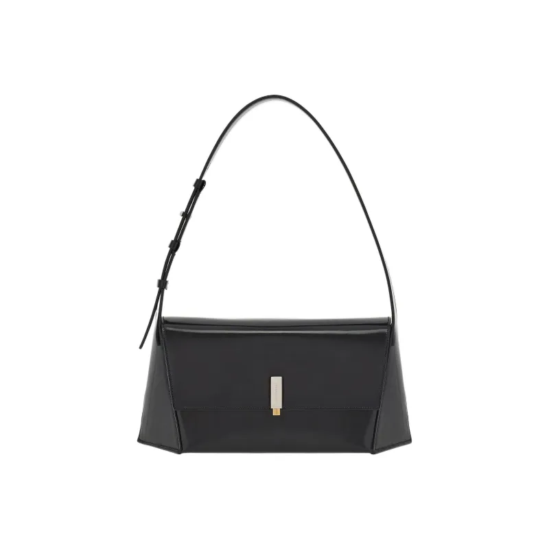 FERRAGAMO Cow Leather Hobo Bag, Handbag, Shoulder Bag Women's Black-0