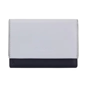 CK/Calvin Klein Cow Leather Wallet Women's White