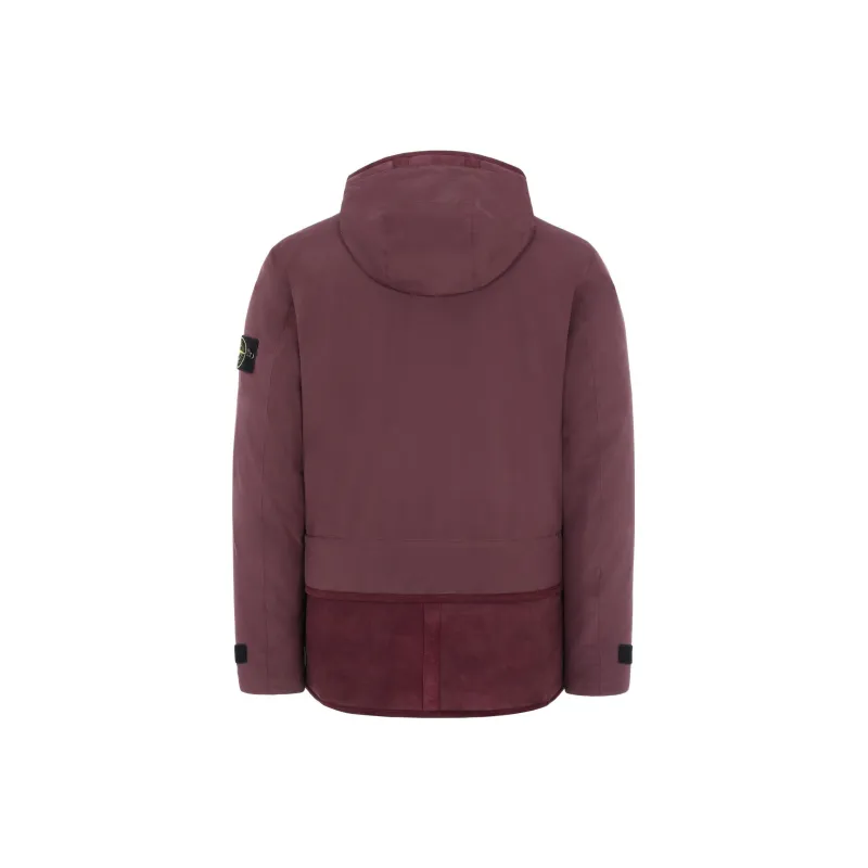STONE ISLAND Jackets Men Burgundy-1