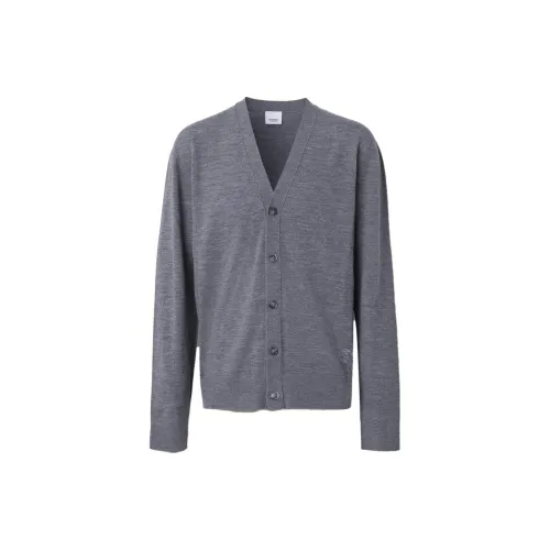 Burberry Sweaters Men Gray