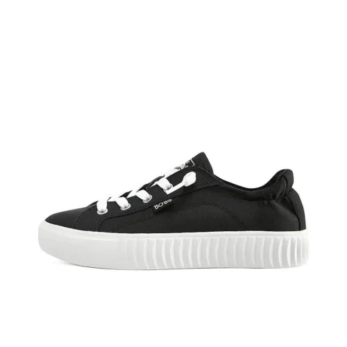 Skechers Royal Kiss Skateboard Shoes Women's Low-Top Black/White