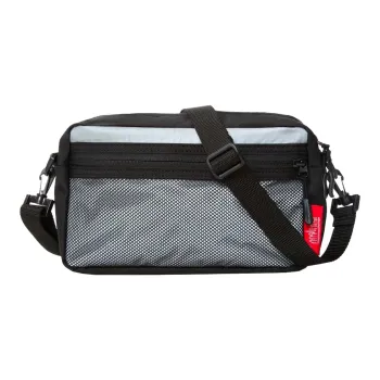 Manhattan Portage Canvas Blended Cotton Shoulder Bag Crossbody Bag Small Size Unisex Black