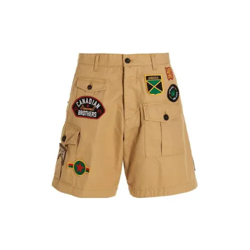 DSQUARED 2 Casual Shorts Men Khaki