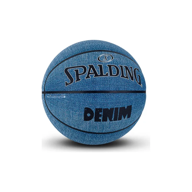 SPALDING Denim Collection PU Basketball Light Blue Size 7 Training Unisex-2