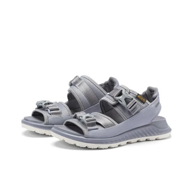 Ecco Breakthrough Stylish Sandals Women's Blue Gray-1