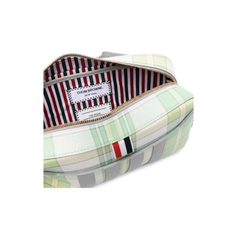 THOM BROWNE· Calfskin Fanny Pack Men's Yellow Green-2