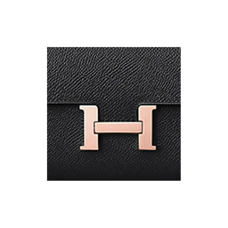 HERMES Constance To Go Epsom Leather Wallets Shoulder Bag Crossbody Bag Women's Noir Black-3