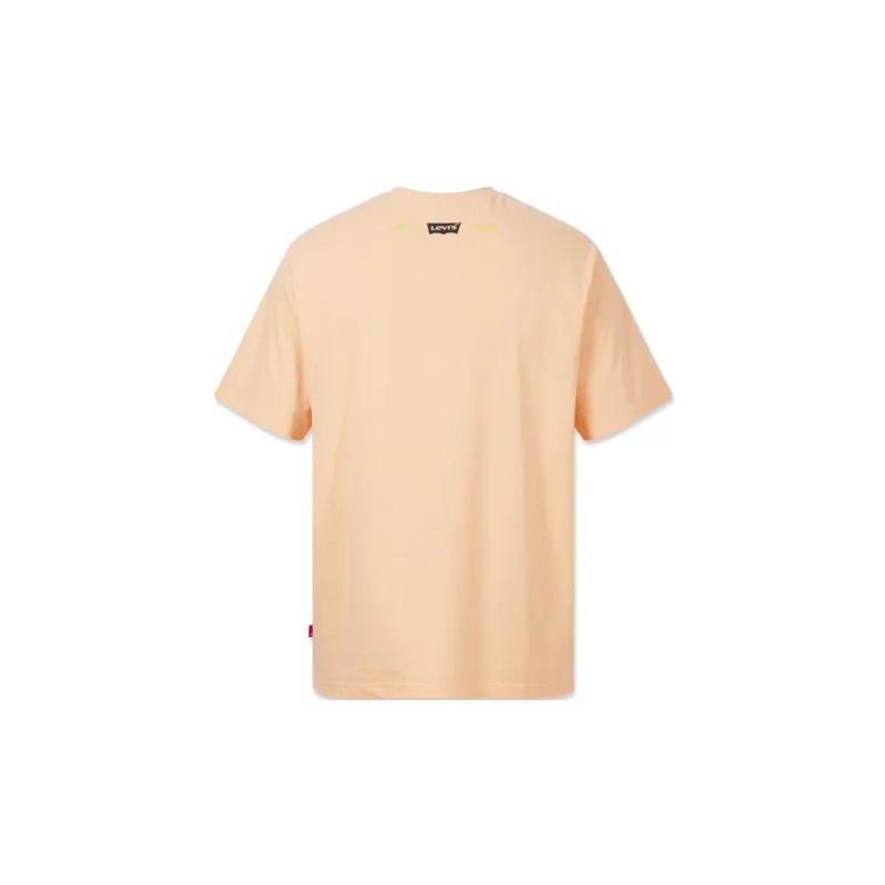 Levis T Shirts Men Orange-1