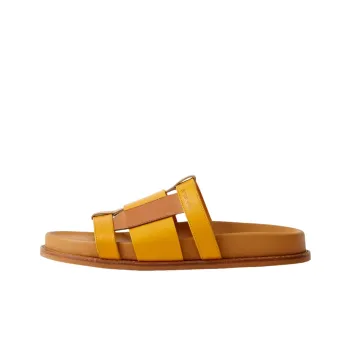 Burberry Colour block Leather Slides