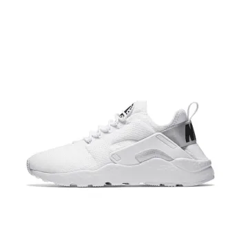 Nike Air Huarache Run Cushioning, Slip Resistant, Abrasion Resistant, Lightweight Low Top Running Shoes Women's White
