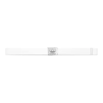 Balenciaga Fashion Trend Versatile Casual Minimalist Style Smooth Buckle Belt Men's White Width  3.8cm