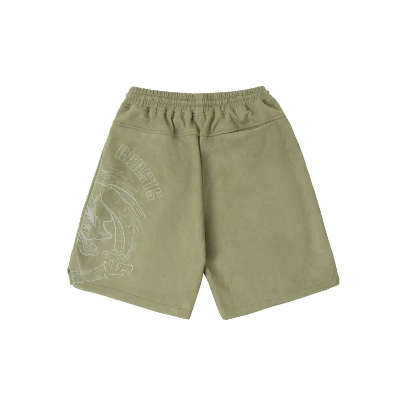 LUJIAMEN Four Spirits Sports Shorts Unisex-12