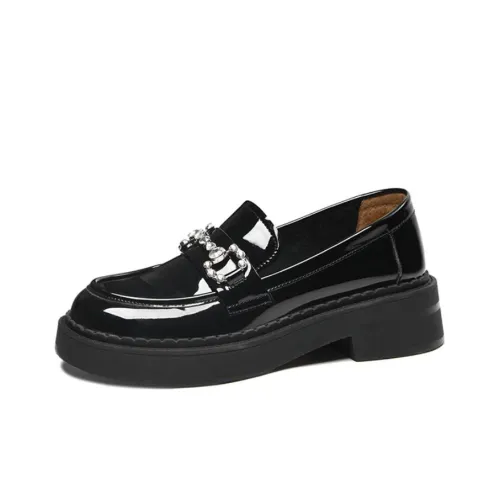 CAMEIDO Platform Shoes Women's Black
