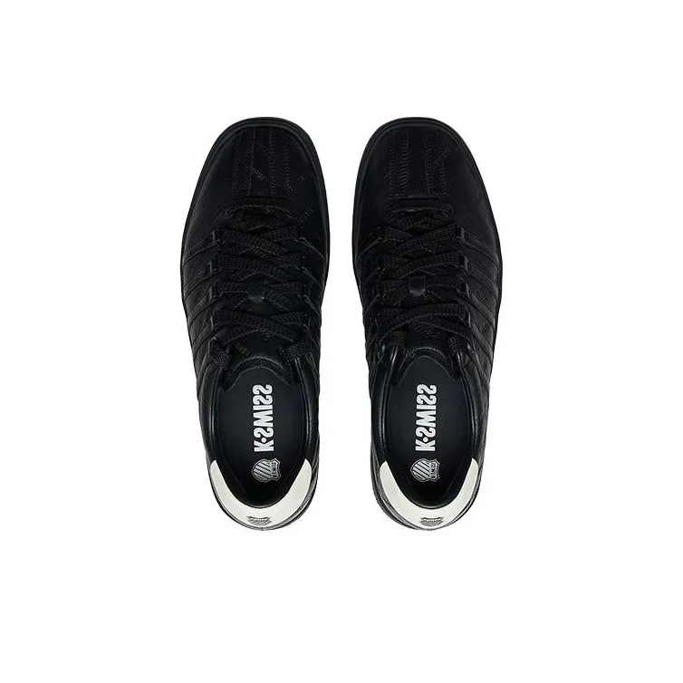 KSWISS Classic Anti Slip Wear Resistant Low Top Skateboard Shoes Charcoal Black-2