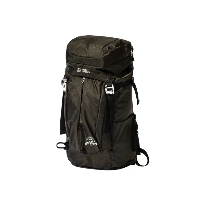 MOBI GARDEN Polyamide Mountaineering Bag Backpack Large Size Unisex Olive Oil Green, Black Cyan-5