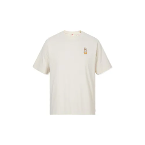 Levis T-Shirts Men Off White