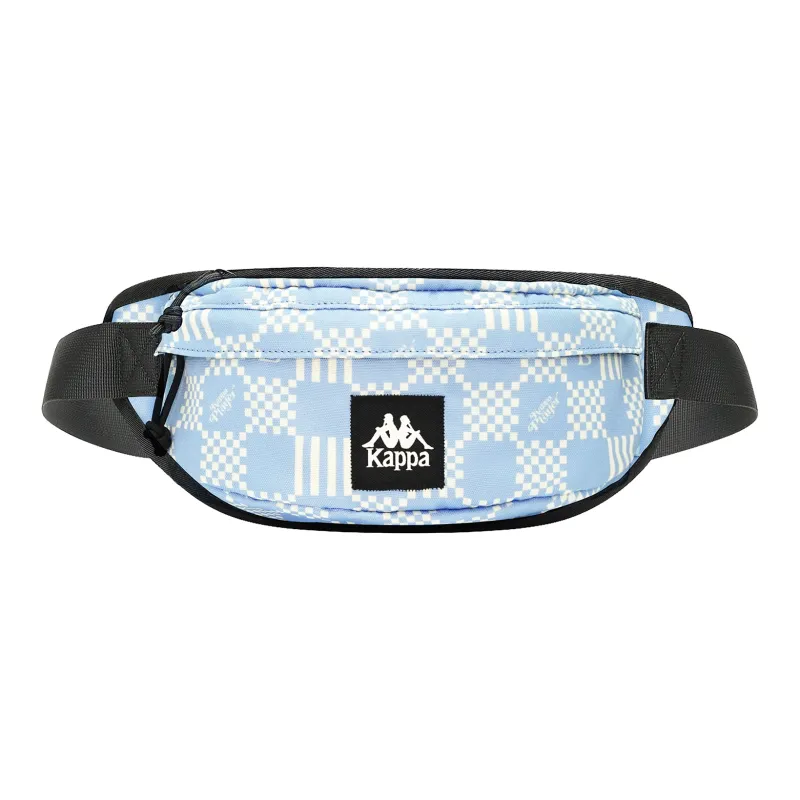 Kappa Polyester Crossbody Fanny Pack, Sling Bag Trumpets Unisex Fresh Milk Blue All Over Print-0
