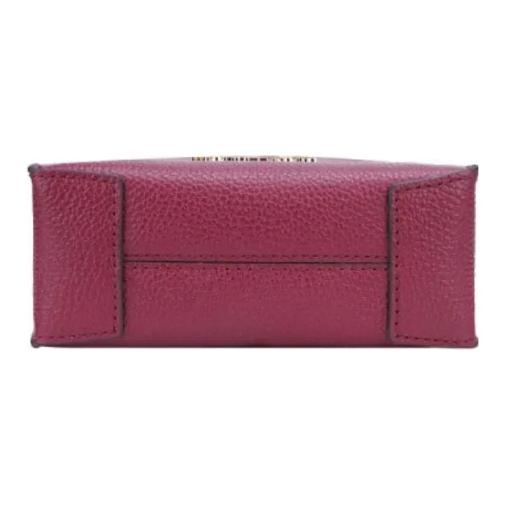 MICHAEL KORS Pebbled Leather Tote Bag Shopping Bag Shoulder Bag Handbag Crossbody Bag Extra Small Women's Mulberry Red-5