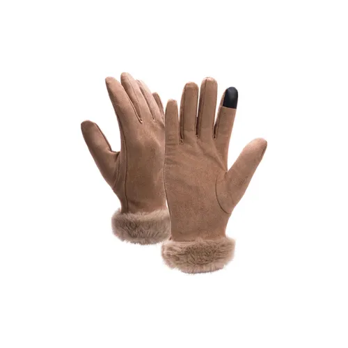 CAMEL Knit Gloves Women's