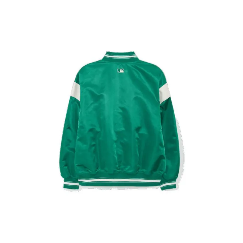 MLB Nylon Varsity Jackets Unisex Green-1