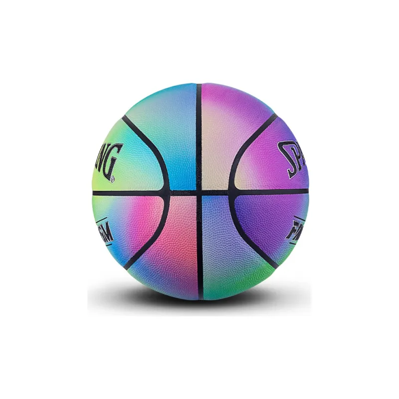 SPALDING Spirit Series PU Basketball Purple Blue Green Size 7 Training Unisex-3