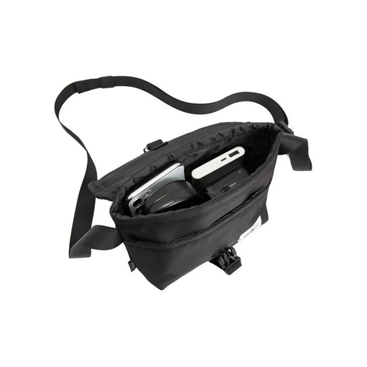 COMBACK Polyamide Pochette, Shoulder Bag, Crossbody Bag Trumpets Unisex Black/Avocado Green-3