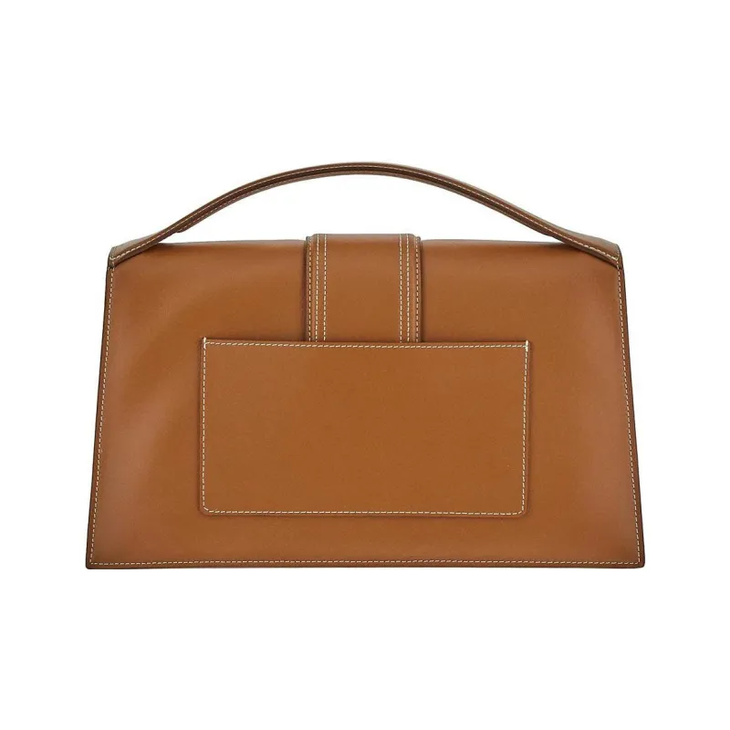 Jacquemus Le Bambino Calfskin Portable Crossbody Bag, Shoulder Bag Women's Brown-3