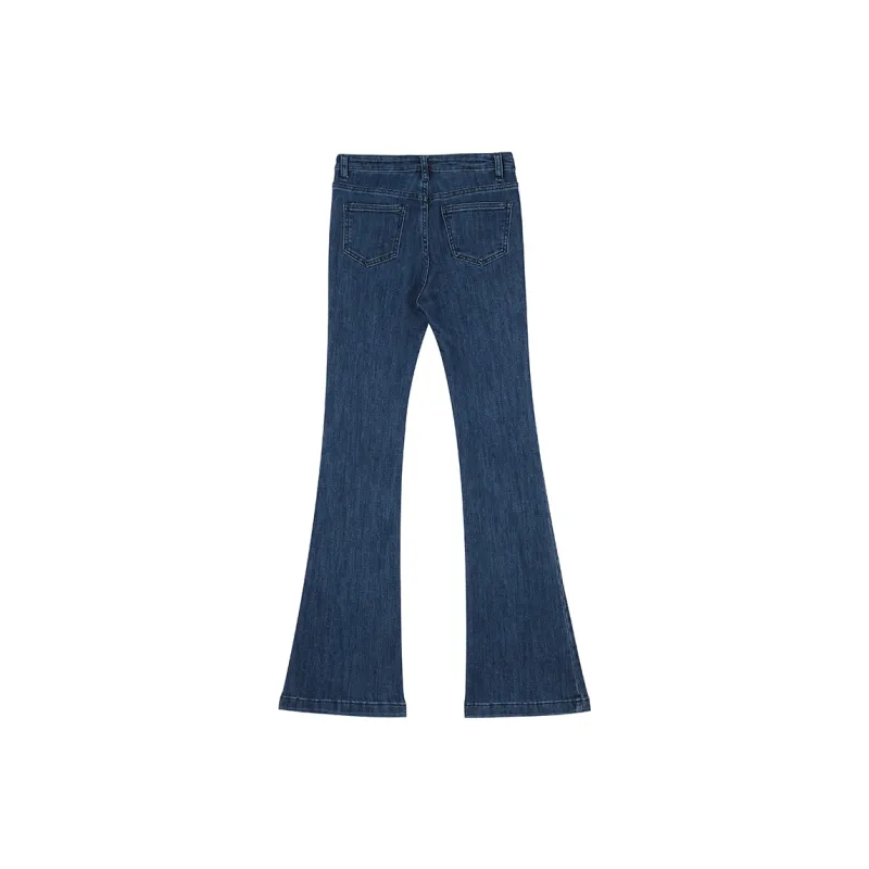 PAPERLLL Flared Pants Jeans Women's-1