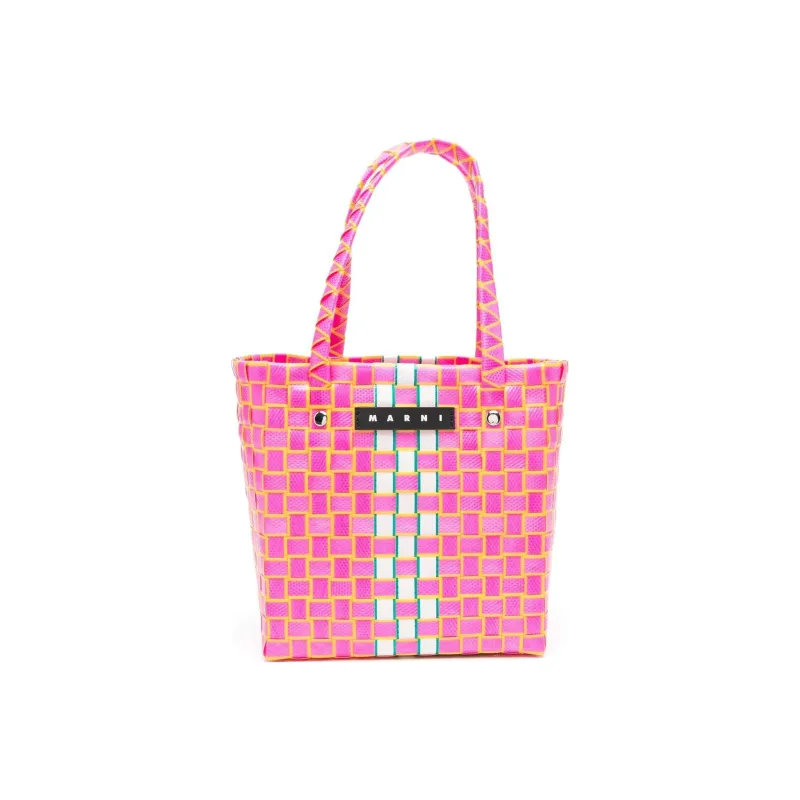 MARNI Polypropylene Basket Bag, One Shoulder Handbag Regular Women's Fuchsia-0