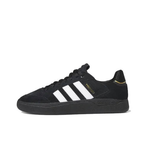 Adidas Tyshawn Low 'Black White Gold Suede'