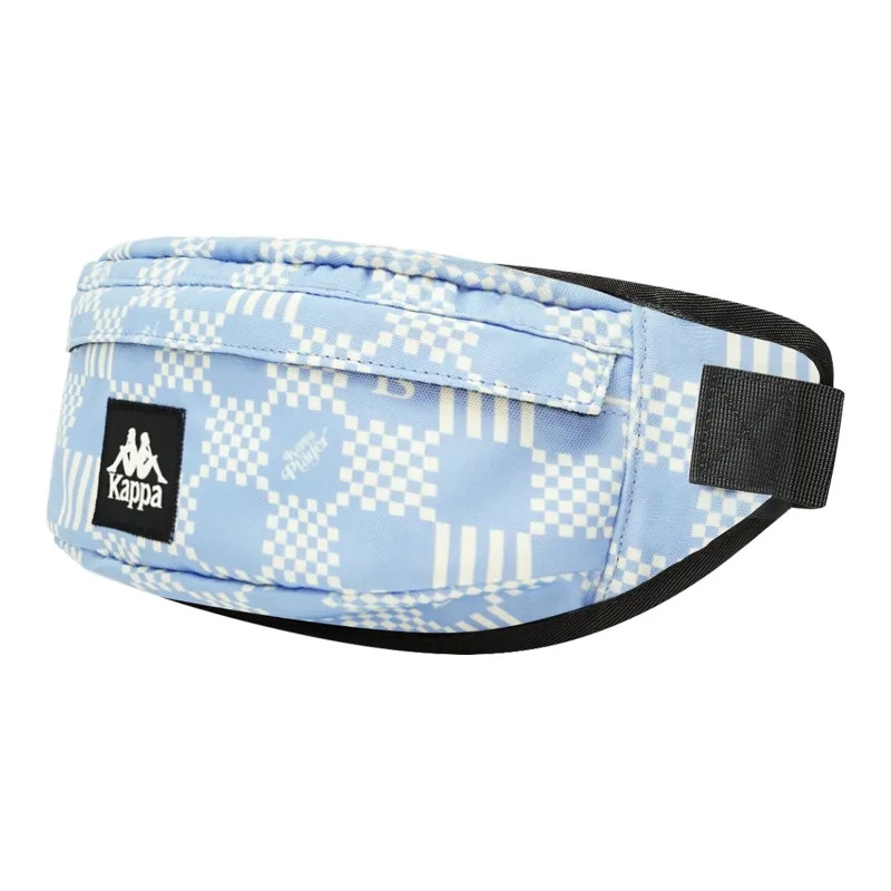 Kappa Polyester Crossbody Fanny Pack, Sling Bag Trumpets Unisex Fresh Milk Blue All Over Print-1