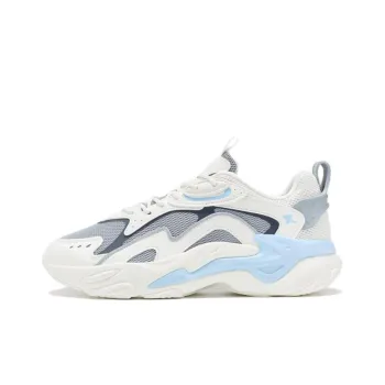 AGAHO x XTEP Red Flame TD Anti Slip Wear Resistant Low Top Sports Casual Shoes Men's White Gray Blue